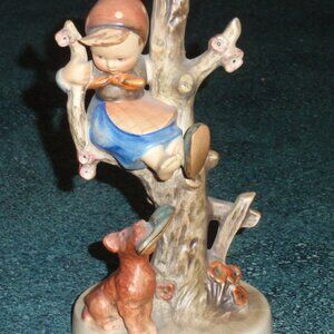 1950s "Out Of Danger" Goebel Hummel Figurine #56/B TMK2 FULL BEE - Antique Gift!